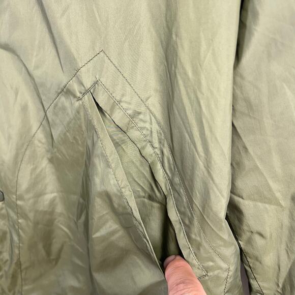 Urban Outfitters Jacket Mens Small Bomber‎ Flight Green Military Gorpecore - Picture 6 of 11